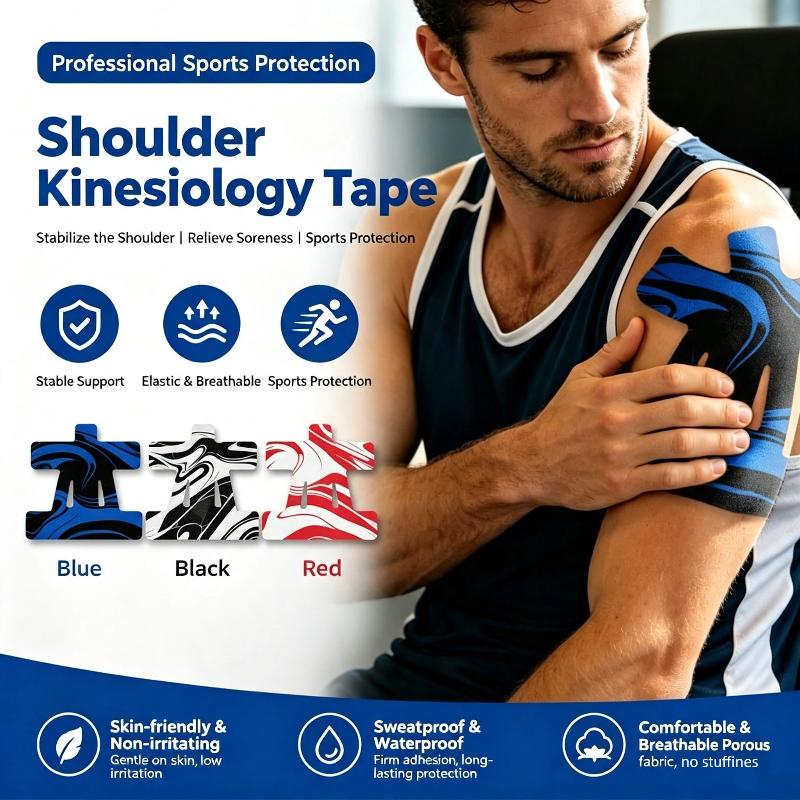 Kinesiology Tape Sports - Sports Muscle Kinesiology Tape Shoulder Support