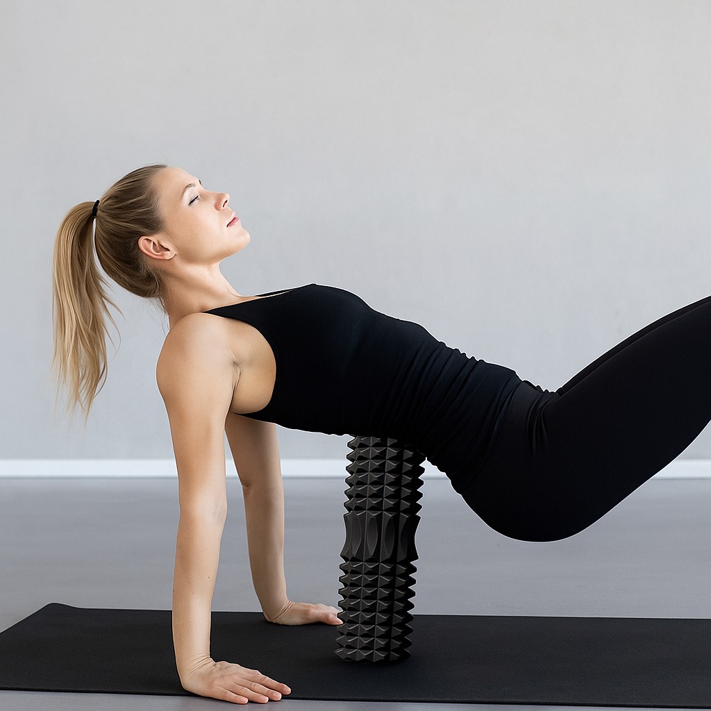 EVA Foam Fitness Back Roll Tri - огляд і ціна Foam Roller Trigger Point