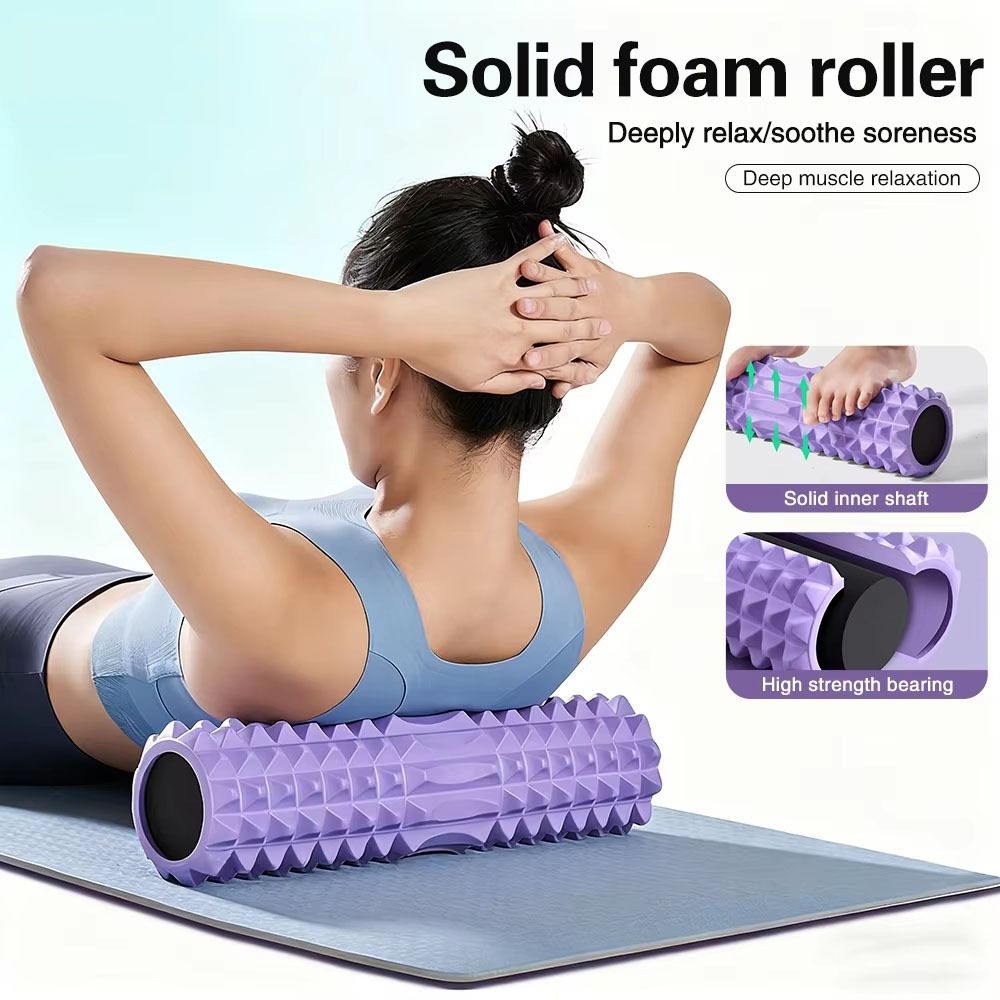 EVA Foam Fitness Back Roll Tri - огляд і ціна Foam Roller Trigger Point