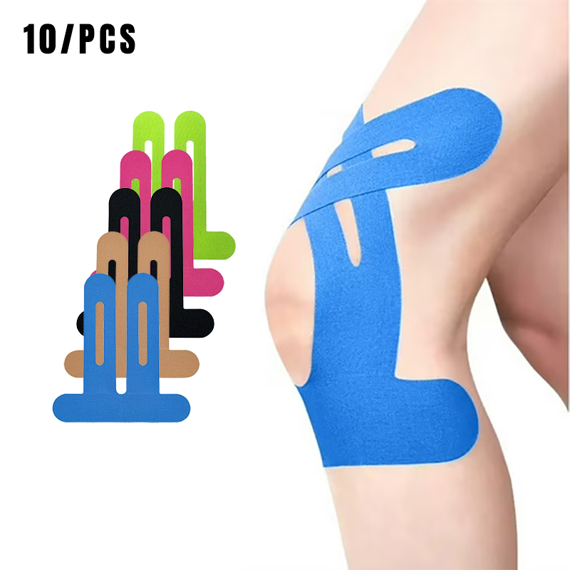 10PCS Kinesiology Tape For Kne - огляд і ціна Kinesiology Tape Sports
