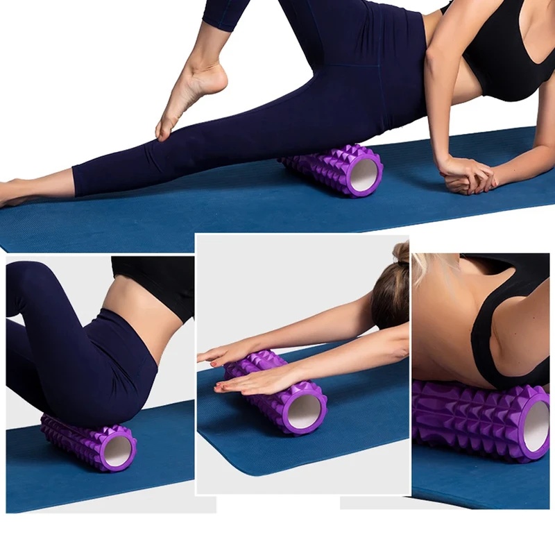 30cm Grid Foam Yoga Roller Tri - огляд і ціна Foam Roller Trigger Point