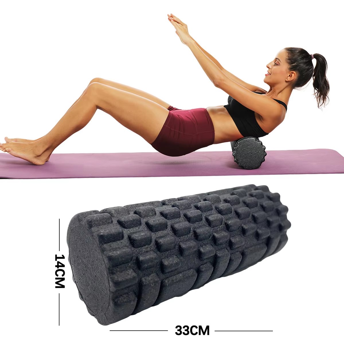 30/33cm Fitness Foam Roller Yo - огляд і ціна Foam Roller Trigger Point
